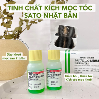 Tinh chất Sato chấm giúp mọc tóc giảm rụng tóc 30ml Nhật Bản