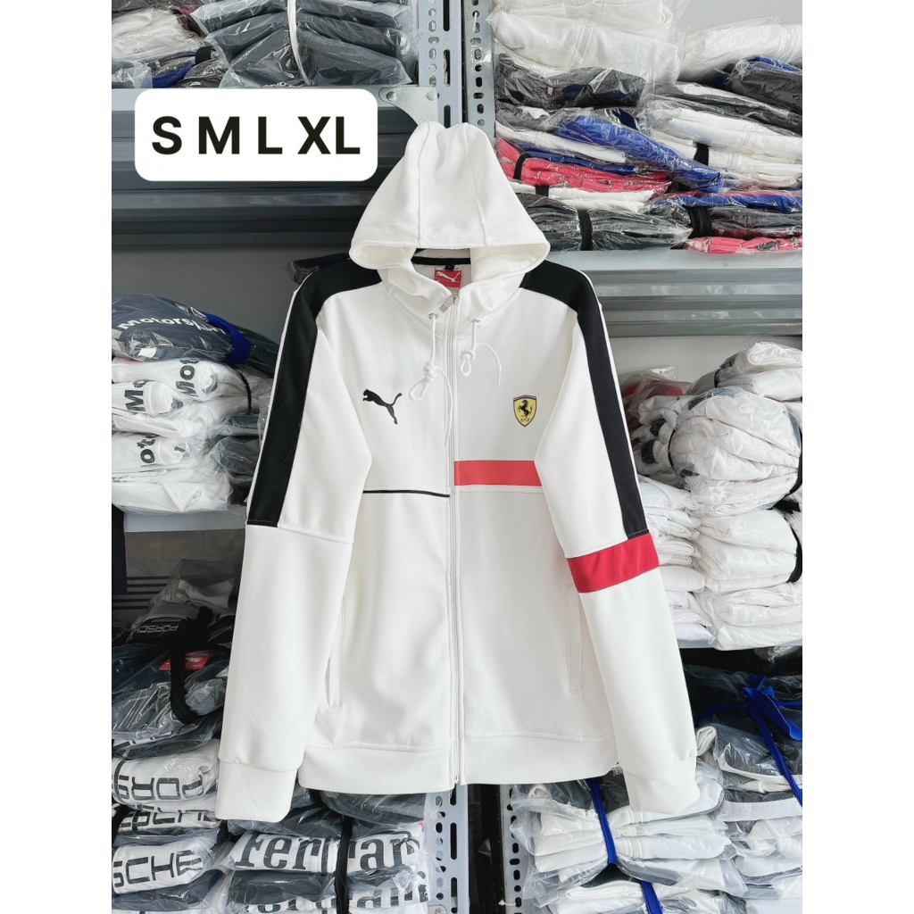 Áo khoác thể thao NAM NỮ Umi logo FERARI, chất dày dặn CAO CẤP,form chuẩn i hình Gem_store M3