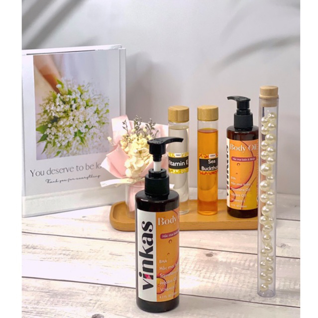 BODY OIL Hắc Mai Biển VINKAS