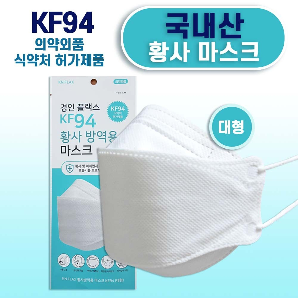 khẩu trang Hàn Quốc 4 lớp lọc đến 94% bụi mịn KF94 mask (1 chiếc)