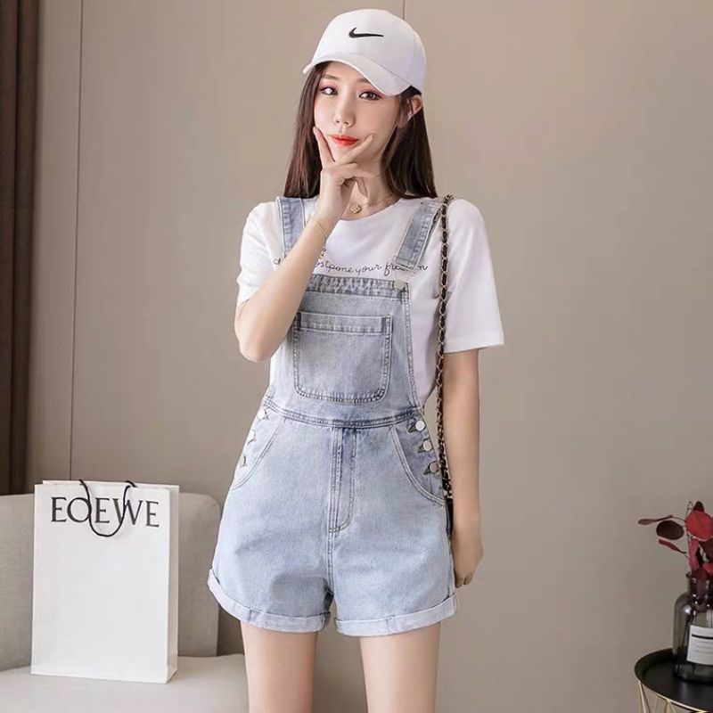 yếm short jean nữ trẻ trung chọn live