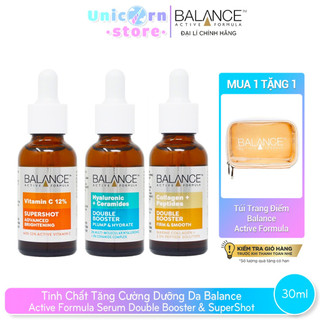 Tinh Chất Tăng Cường Dưỡng Da Double Booster & SuperShot Balance Active Formula Serum 30ml