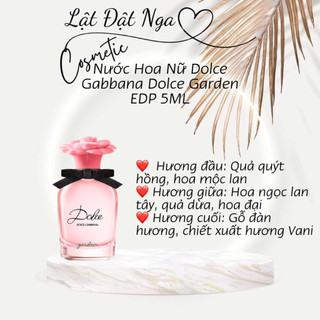 Nước hoa mini dolce & gabbana dolce garden edp 5ml