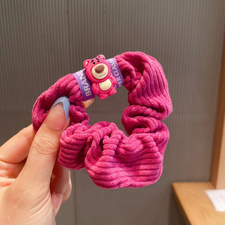 M16 dây cột tóc Scrunchies gấu dâu 🍓🧸