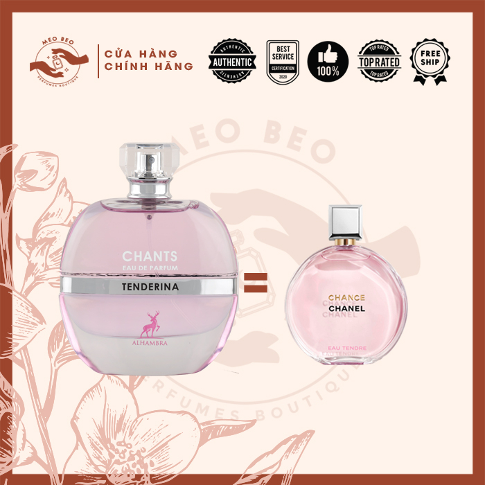 🐈𝒎𝒆𝒐𝒃𝒆𝒐𝒕𝒉𝒐𝒎𝒕𝒉𝒐🐈Nước hoa Chant Tenderina mẫu thử nước hoa 5/10ml