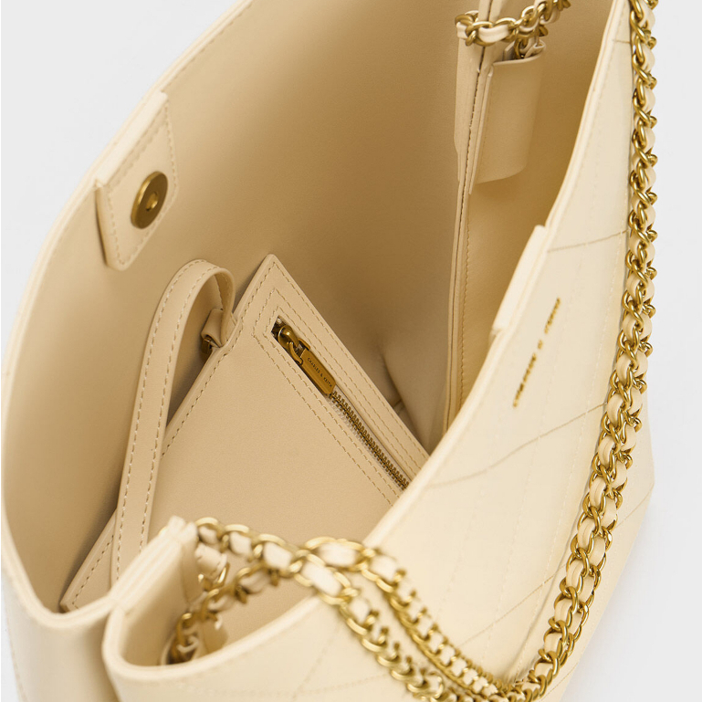 Túi tote cnk xuất dư full tem tag tặng kèm ví nhỏ như hình chất da PU túi form to đựng vừa A4