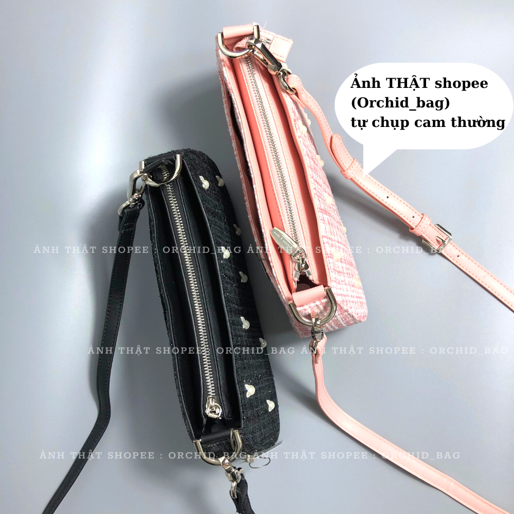 Túi xuất dư cnk đeo chéo tặng kèm dây đeo kẹp nách chất tweed dày dặn mẫu mới nhất năm 2023