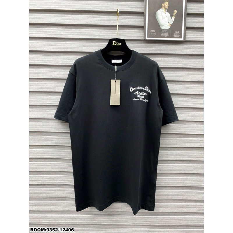 Áo thun nam nữ, áo phông thêu chữ thời trang, ảnh thật