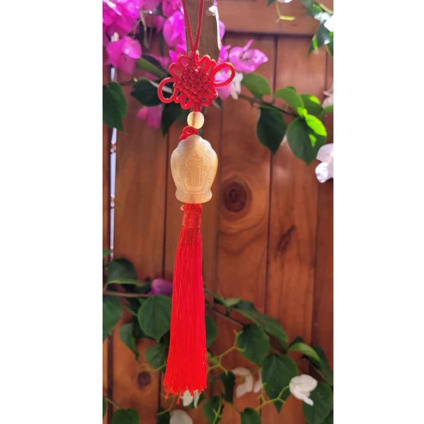 Mặt dây Kalachakra - chất liệu sừng trâu - kích thước 40mm