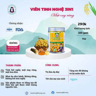 TINH BỘT NGHỆ BH.NONG (DẠNG VIÊN - BỘT)