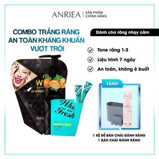 Combo Liệu Trình 7 Ngày + 1 Kem Đánh Răng Cam + 1 Hộp Nước Súc miệng tặng quà hấp dẫn A02.A05.A09.A12.A13