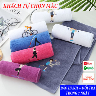 Khăn lau bông mịn thấm hút mồ hôi tập gym yoga thể dục thể thao hàng cao cấp cho nam nữ giá rẻ