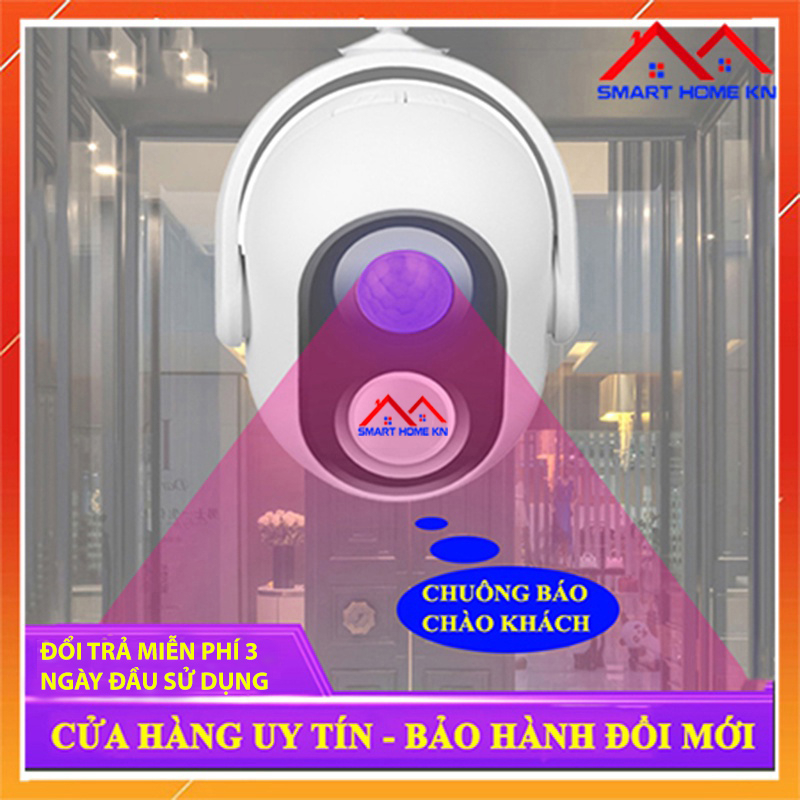 CHUÔNG BÁO KHÁCH TỰ ĐỘNG BÁO ĐỘNG CHỐNG TRỘM CẢM ỨNG HỒNG NGOẠI KHÔNG DÂY THÔNG MINH ND157