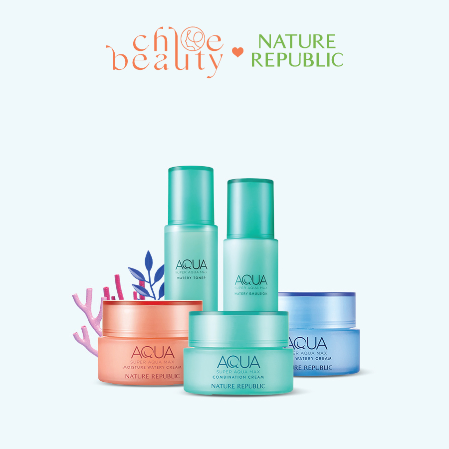 Nước cân bằng da cấp ẩm NATURE REPUBLIC Super Aqua Max Watery Toner 150ml