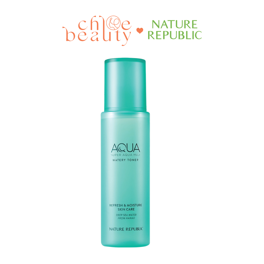 Nước cân bằng da cấp ẩm NATURE REPUBLIC Super Aqua Max Watery Toner 150ml