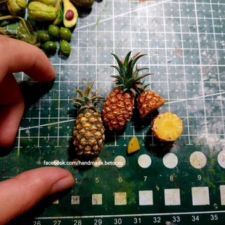 Đồ chơi miniature 1:12_ Trái thơm tí hon cho búp bê