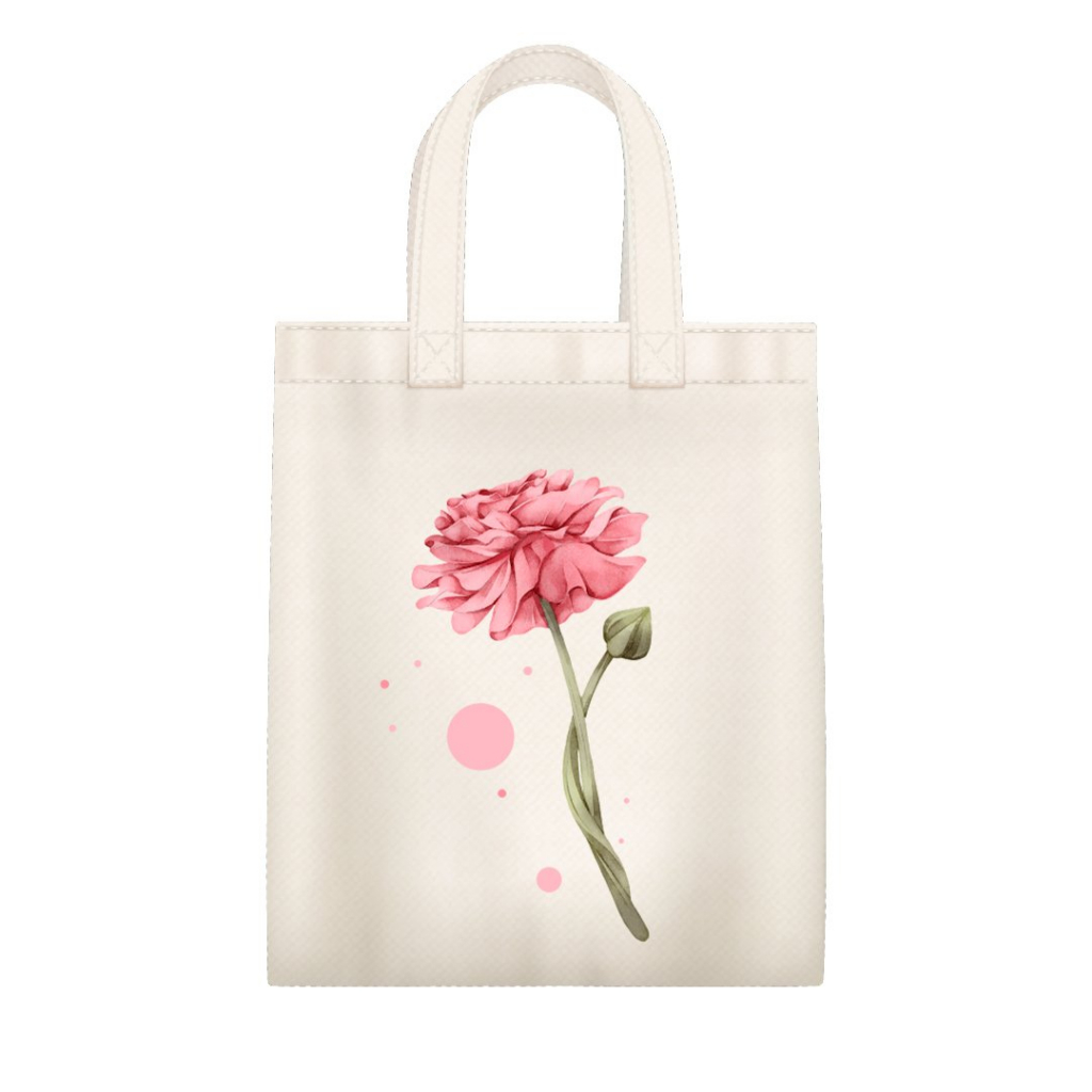 [QUÀ TẶNG] Túi Vải Canvas Nữ Trắng In Hình - ECO BAG