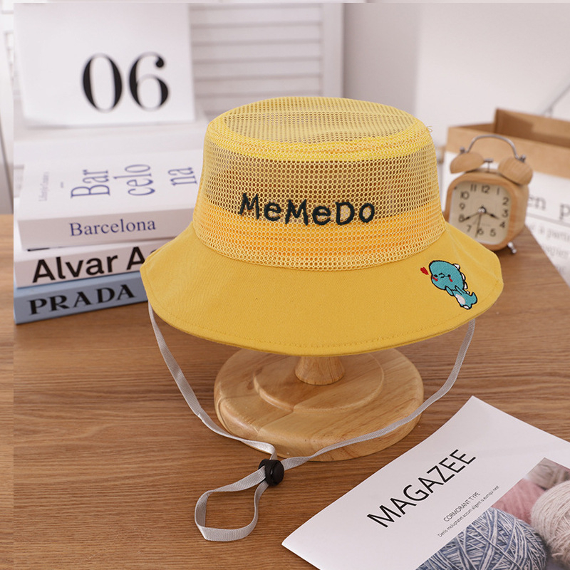 Mũ lưới cho bé trai bé gái vành bucket phù hợp trẻ em từ 1 đến 6 tuổi vòm 52-54cm,chất liệu lưới thoáng