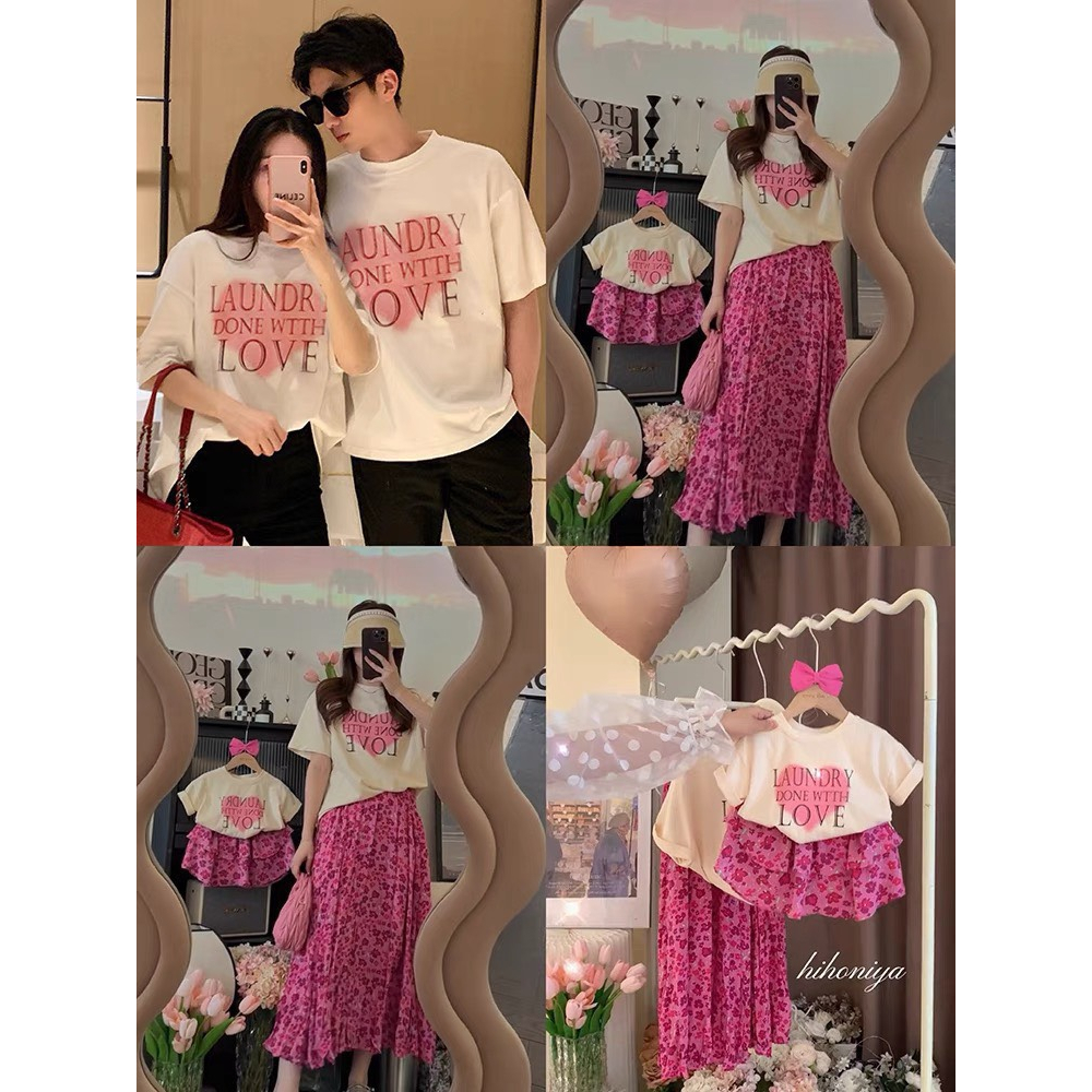 SET ÁO PULL GIA ĐÌNH TRÁI TIM HỒNG (phuonglinh)
