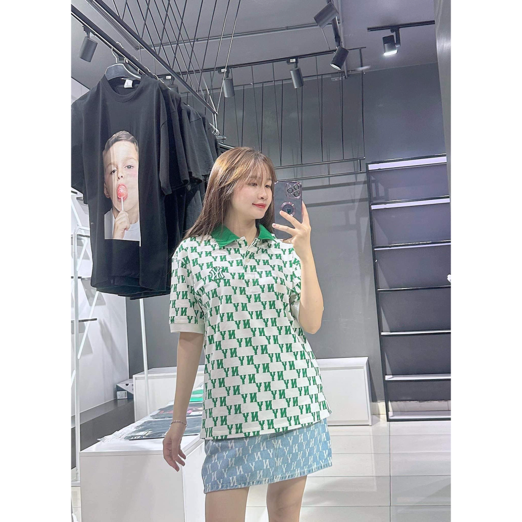 ÁO POLO MLB MONOGRAM 2023 FORM NỮ