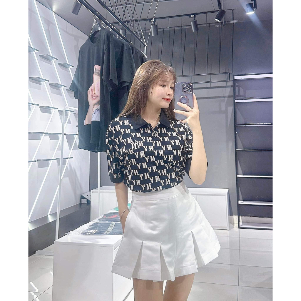 ÁO POLO MLB MONOGRAM 2023 FORM NỮ