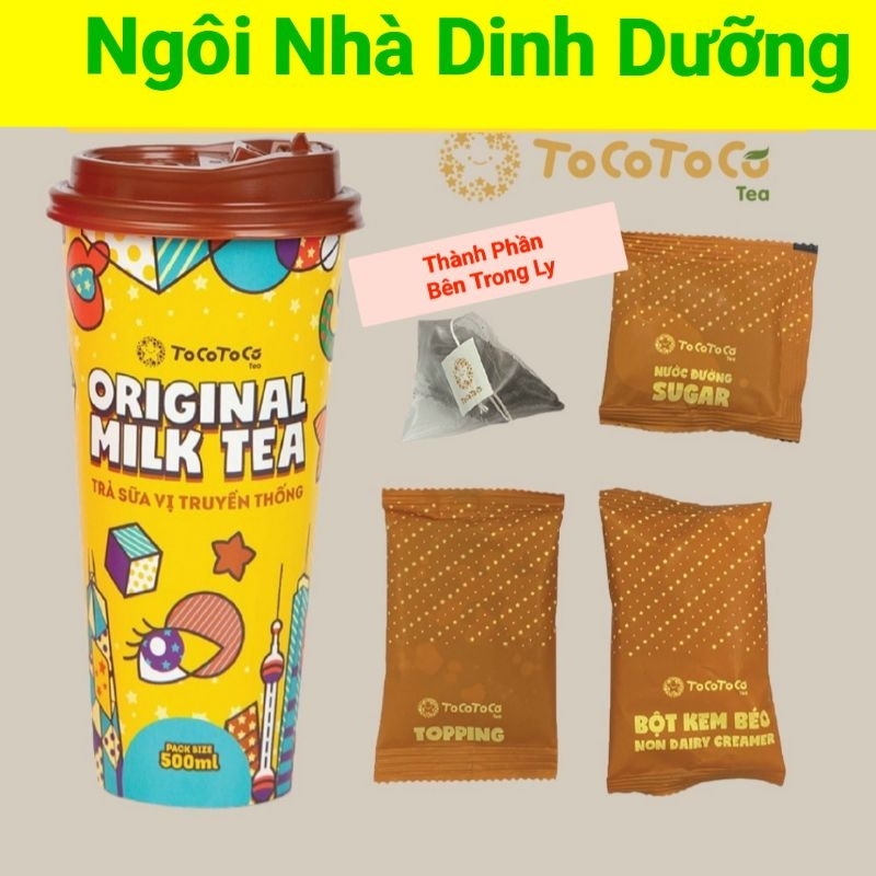 Trà Sữa Tocotoco Vị Truyền Thống 500Ml