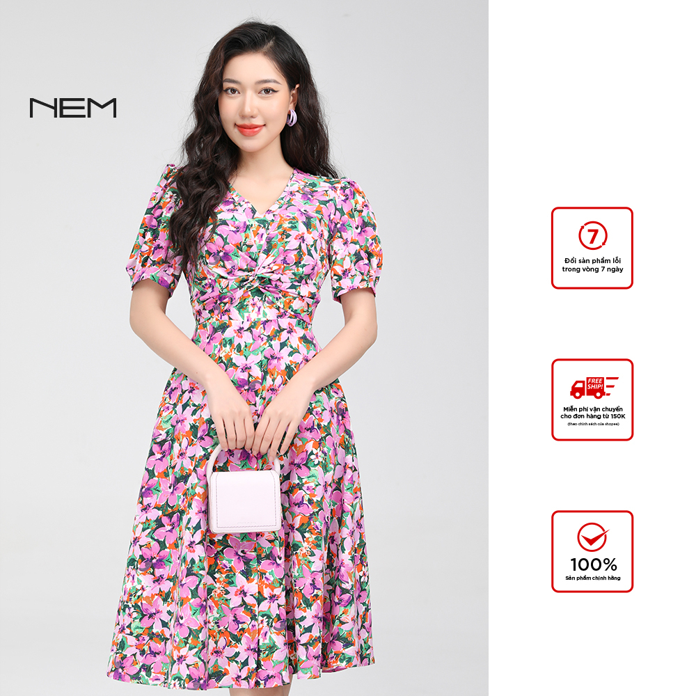Đầm nữ thiết kế cao cấp NEM Fashion 40012 giá tốt