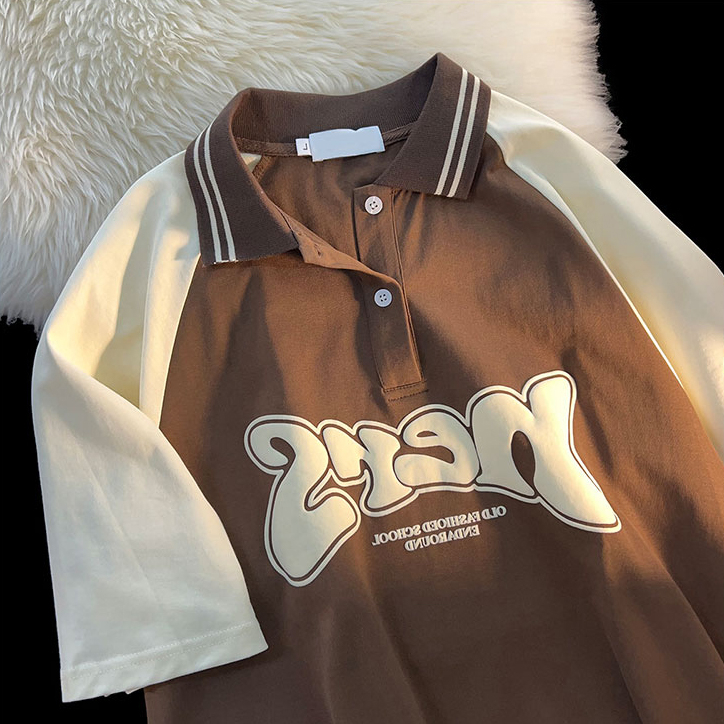 Áo thun polo unisex Her2 form rộng tay lỡ , áo thun cổ bẻ nam nữ chất cotton khô – Monly shop
