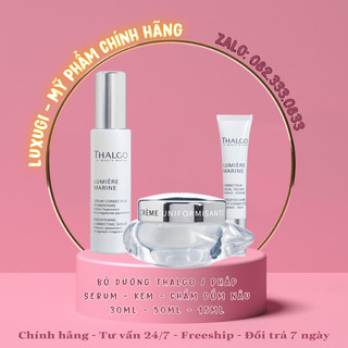 [hàng công ty] THALGO Bộ dưỡng trắng da, mờ sạm nám Lumiere Marine Brightening