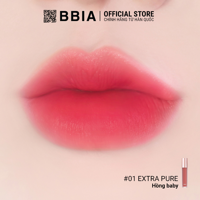 Son Kem Lì Thuần Chay Bbia Last Velvet Tint - V Edition - Version 1 (5 màu) 5g Bbia Official Store