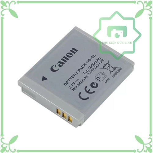 Pin máy ảnh Canon NB-6L dùng cho Canon PowerShot SX170, SX240, SX260, SX280, SX540, S90, S95