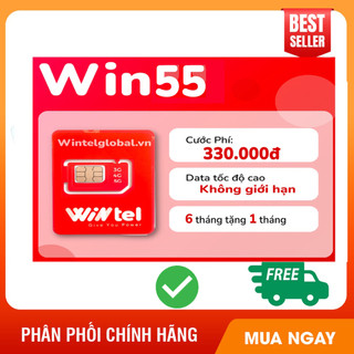 SIM Data Wintel Win60 6 THÁNG - KHÔNG GIỚI HẠN Data tốc độ cao