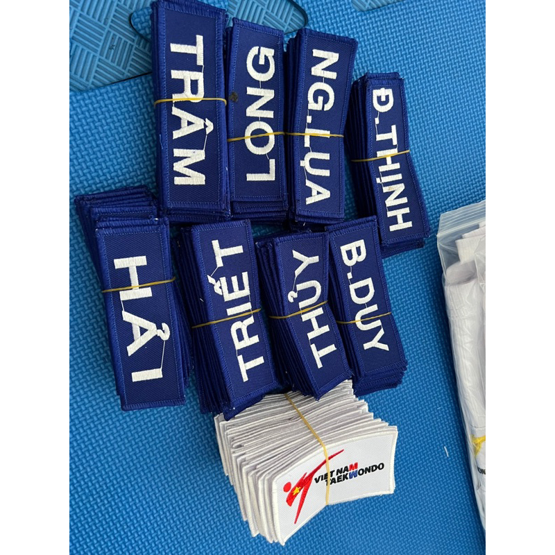 BẢNG TÊN LOGO TAEKWONDO CÓ SẴN, in theo yêu cầu( order)