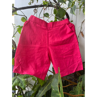 Quần sọt linen xanh, đen, hồng, trắng sz M