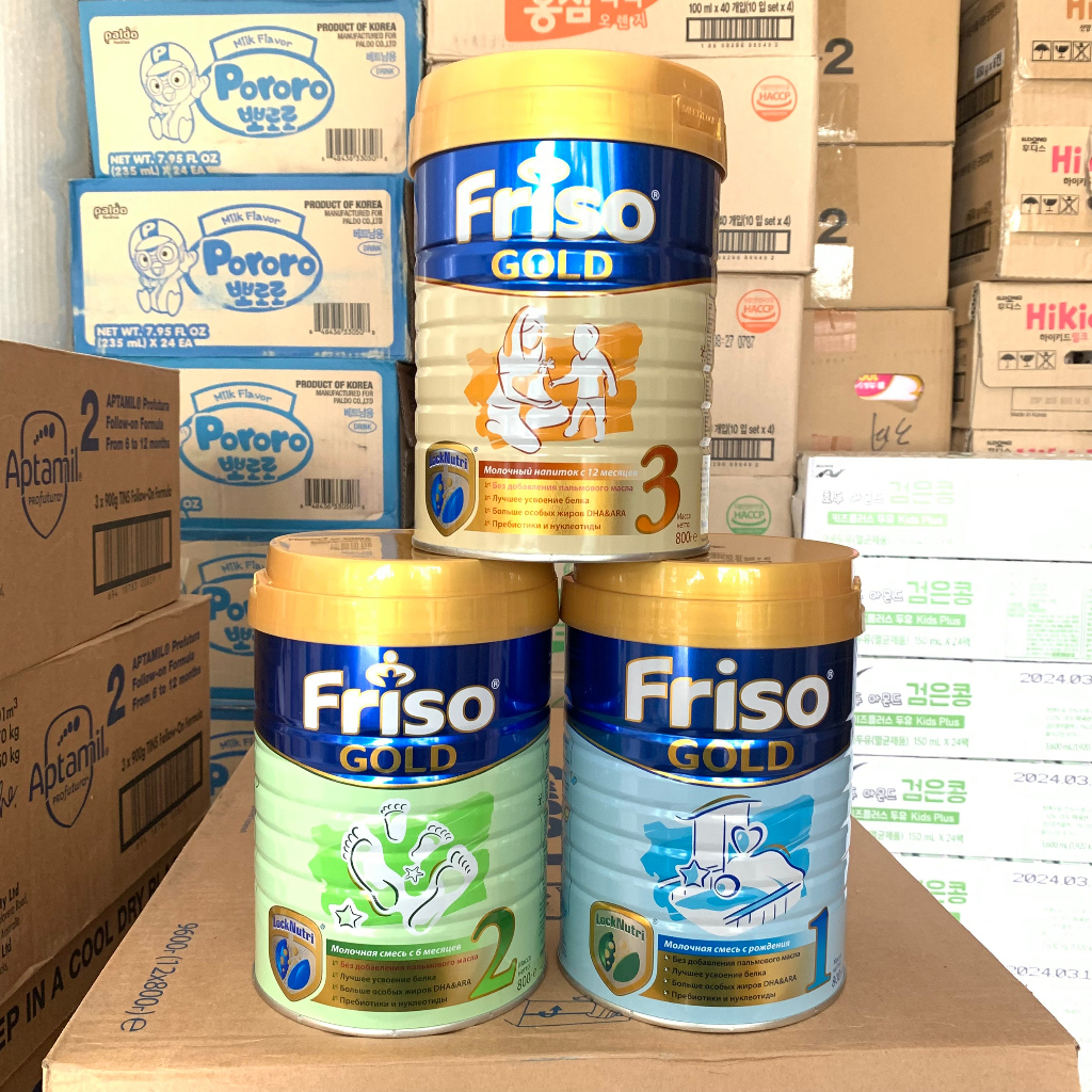 [Chính hãng] Sữa Friso Gold Nội địa Nga đủ số 1,2,3 lon 800gr