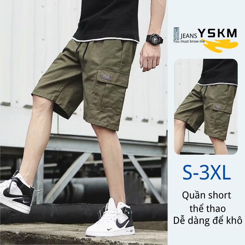 Ready stock quần cargo pants năm kaki kiểu mới nhất mùa hè năm 2023,Cargo pant lửng lưng thun co giãn street wear