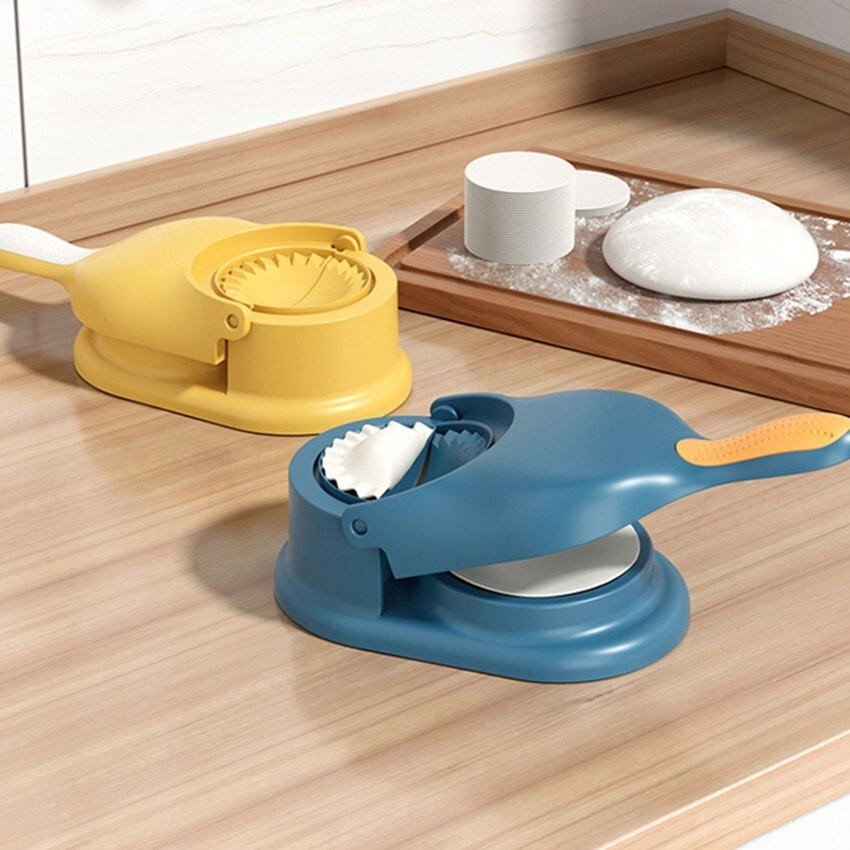 Dụng Cụ Ép Bột Bánh Siêu Nhanh, Khuôn Làm Há Cảo Tích Hợp 2 Trong 1 Tạo Hình Và Làm Bánh Tiện Dụng