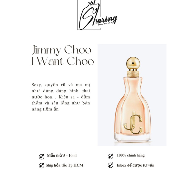💥Sharingperfume - Nước hoa Jimmy Choo I Want Choo