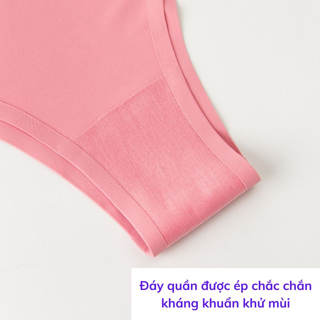 Quần lọt khe nữ sexy gợi cảm và quyến rũ, Quần lót nữ đúc su thun lạnh không đường may mềm mịn JOCOSI L957