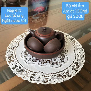 Ấm chén uống trà tử sa Bát Tràng BT70