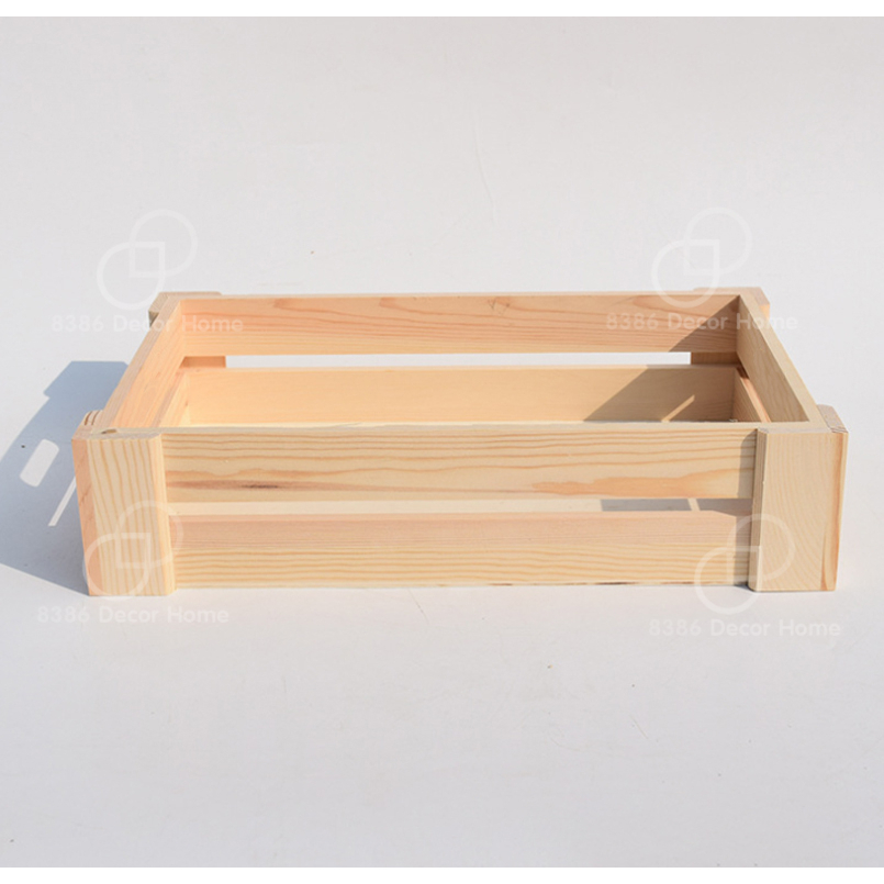 Khay gỗ, pallet trang trí dedor chụp ảnh, khay gói quà