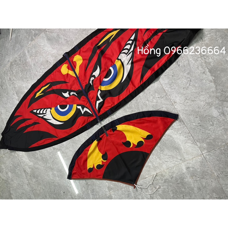 Áo diều xỏ 2m-3m cú đỏ vải siêu đẹp