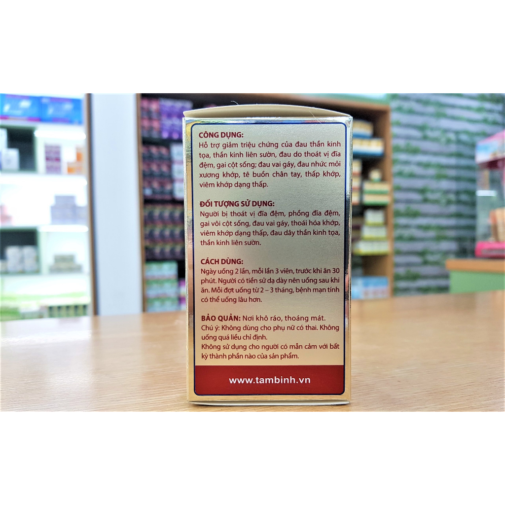 THẤP DIỆU NANG TÂM BÌNH - Hỗ trợ đieu tri phong tê thấp, thấp khớp, đau thần kinh tọa