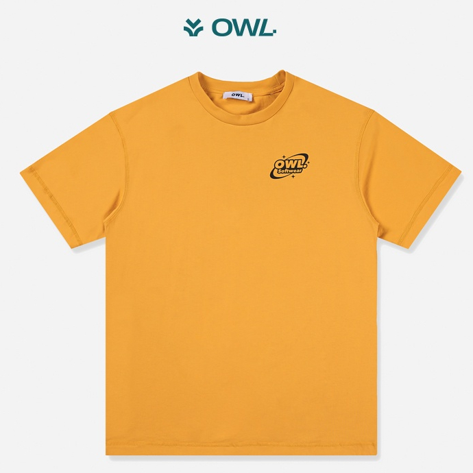 Áo thun nam nữ unisex OWL BRAND - SOFTWEAR TEE 2021 Vàng - OWL310321