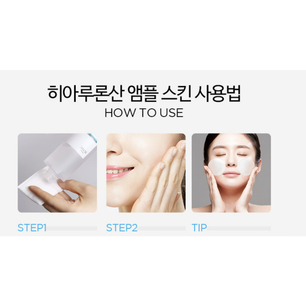 TONER dưỡng ẩm căng mọng Scinic Hyaluronic Acid Ampoule Skin 500ml