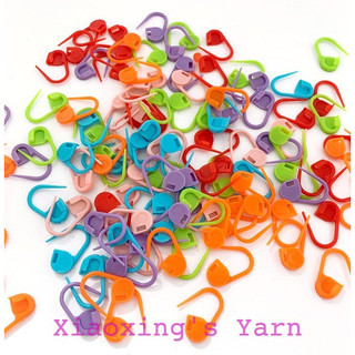 Kim móc nhựa đánh dấu dòng, ghim đánh dấu đan móc len nhiều màu sắc | Xiaoxing's Yarn