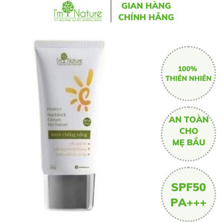 Kem Chống Nắng Perfect Sunblock Cream I'm Nature SPF50/PA+++