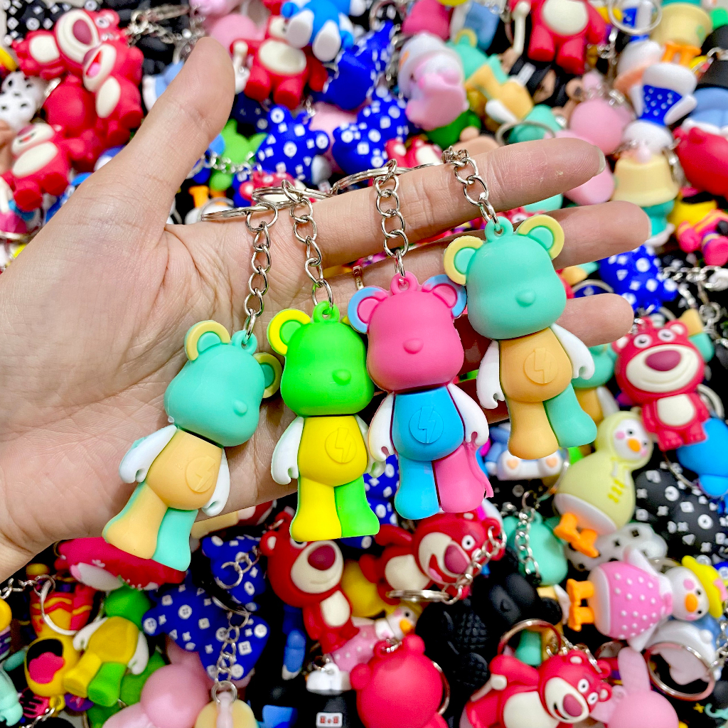 Móc khóa 3d, phụ kiên treo balo, túi xách xin xắn