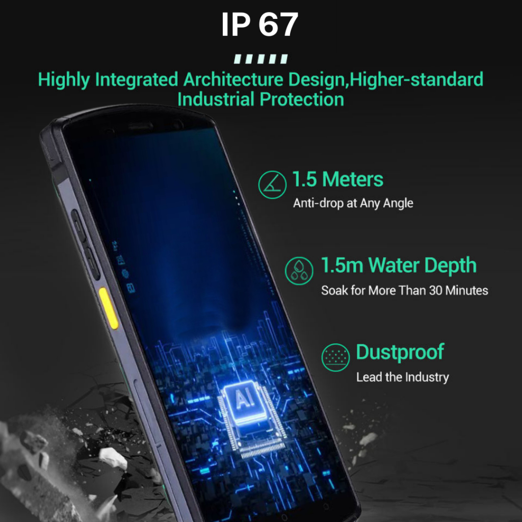 Máy quét mã vạch PDA - Máy kiểm kho PDA Android 12 – Máy PDA OPTORI JK01