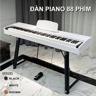 Đàn piano gỗ 88 phím chuẩn âm - đàn organ điện tử Có Pedal nhỏ gọn dễ dàng mang theo - electric piano cao cấp  vt169